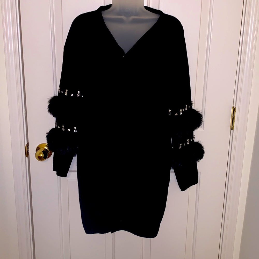 NWT black Sioni coat. Size small.